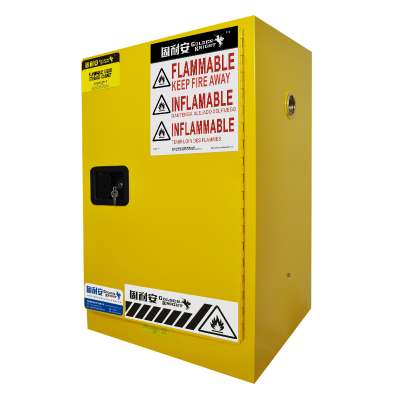 Double-walled Steel 12 gallons Safety Storage Cabinet for Flammable Liquid Storage 12 gallons flammable cabinet