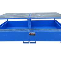 4 Drum Steel Spill Containment Pallet for Spill Control